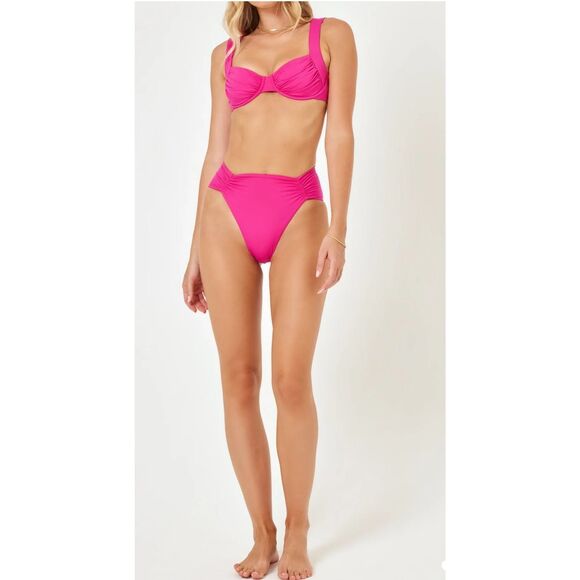 L Space NWT size S bikini Arlo Bottom Bougainvillea color - Picture 5 of 9